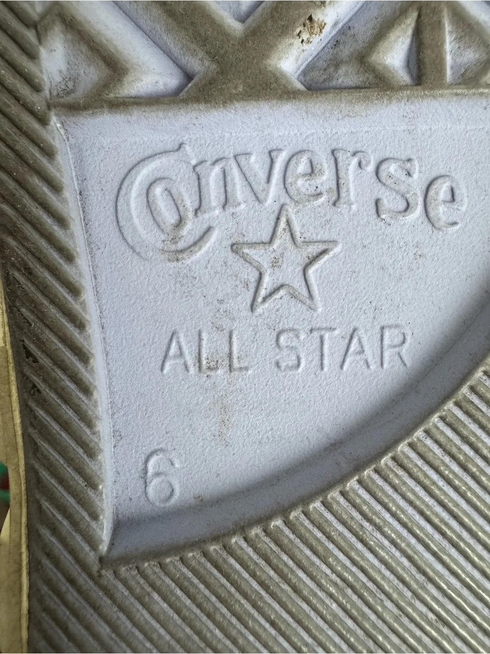 Converse Cream Platform High-Top Sneakers